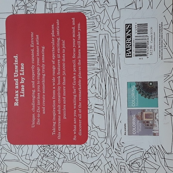 Adult and Kids Coloring Book/Connect the Dots and Colored Pencils. - Picture 4 of 9